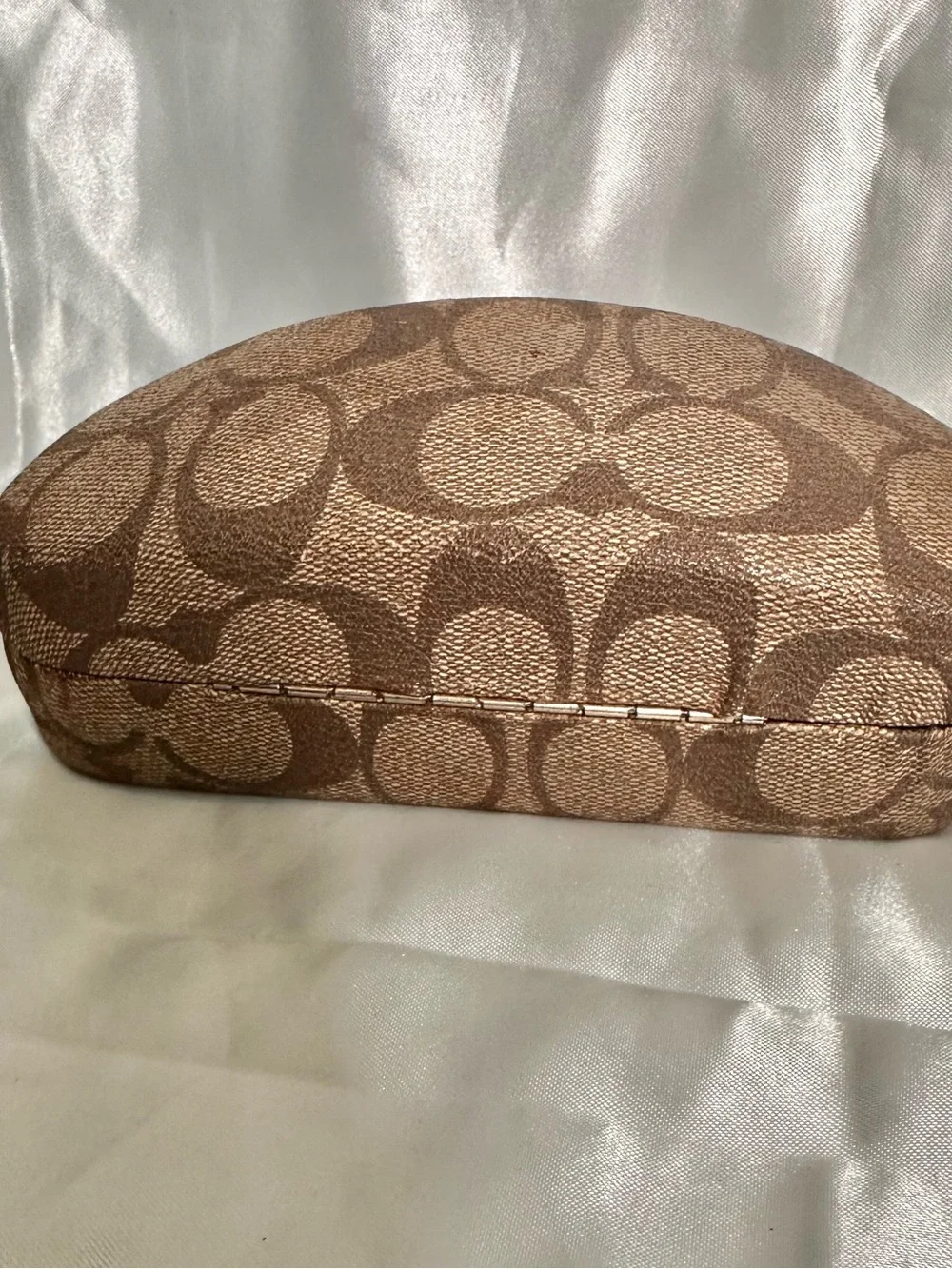 Coach Brown Gradient Shield Sunglasses with Gold Accents